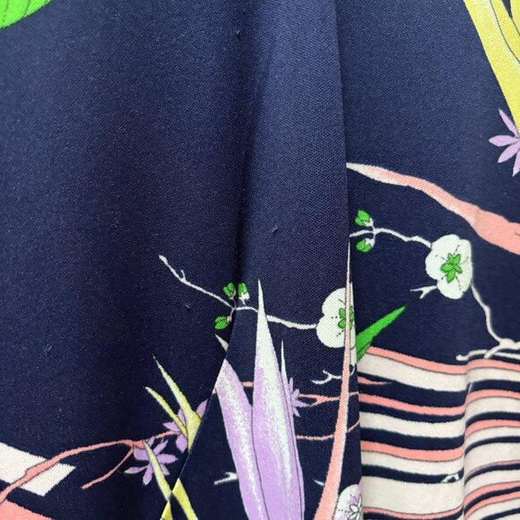 VINTAGE Jeannene Booher Tropical Jersey Dress - Picture 6 of 10